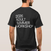 2026大人サマー・ワークショップTシャツ Tシャツ (裏面)
