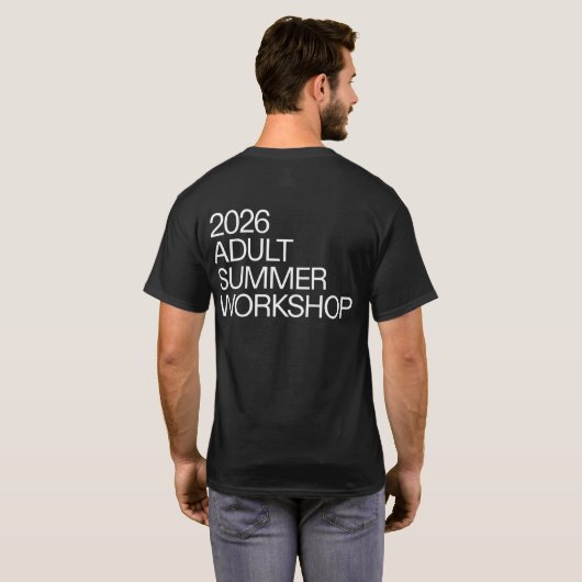2026大人サマー・ワークショップTシャツ Tシャツ (裏面フル)