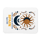 2026太陽の年スペイン総威厳がある食 マグネット (横)