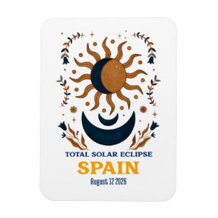 2026太陽の年スペイン総威厳がある食 マグネット