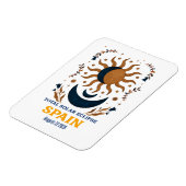 2026太陽の年スペイン総威厳がある食 マグネット (左側)