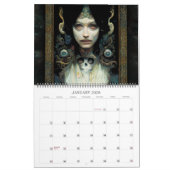 2026奇数カントリー3超現実美術カレンダー カレンダー (1月 2026)