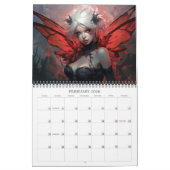 2026妖精8ファンタジーアートカレンダー カレンダー (2月 2026)