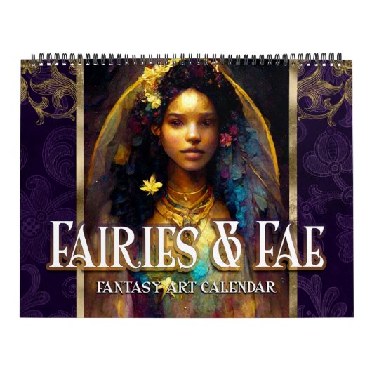 2026妖精&妖精5ファンタジーアートカレンダー カレンダー (カバー)