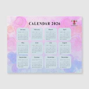 2026婦人科カレンダーマグネット(カスタムロゴ可能)