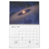 2026宇宙美術天文学ユニバースカレンダー カレンダー (2月 2027)