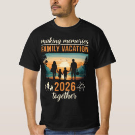 2026家族旅行の思い出を一緒に Tシャツ