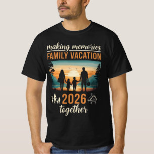 2026家族旅行の思い出を一緒に Tシャツ