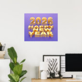 2026年あけましておめでとうございます ポスター (ホームオフィス)