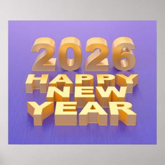 2026年あけましておめでとうございます ポスター (正面)