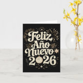 2026年あけましておめでとうございます 新年おめでとう スペイン語 メキシコ カード (黄色い花)