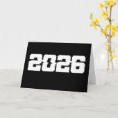 2026年あけましておめでとう カード (黄色い花)