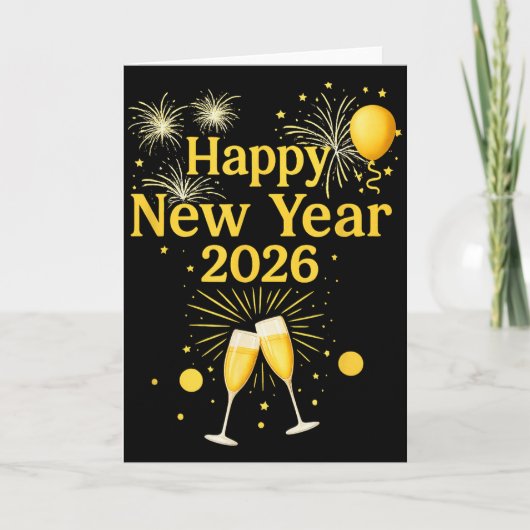 2026年あけましておめでとう カード (正面)