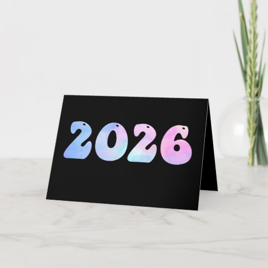 2026年あけましておめでとう カード (正面)