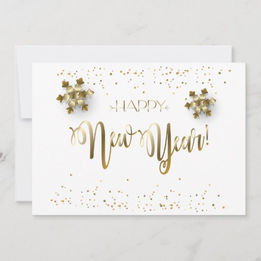 2026年あけましておめでとう！冬のホリデー フェスティブ シーズンカード (正面)