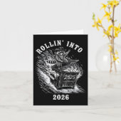 2026年あけましておめでとう 2025年さようなら 2026年こんにちは 家族 カード (黄色い花)