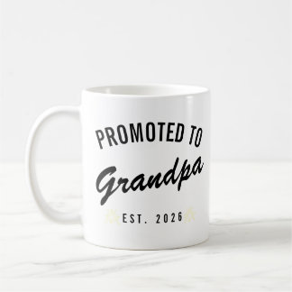 2026年おじいちゃんに昇格 コーヒーマグカップ