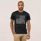 2026年おじいちゃん就任 アメリカ国旗パトリオティック Tシャツ (正面フル)