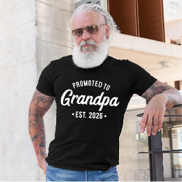 2026年おじいちゃん昇格 新しいおじいちゃん 2026年設立 Tシャツ