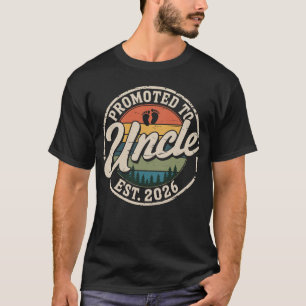 2026年おじさんに昇格!妊娠おめでとうギフト Tシャツ