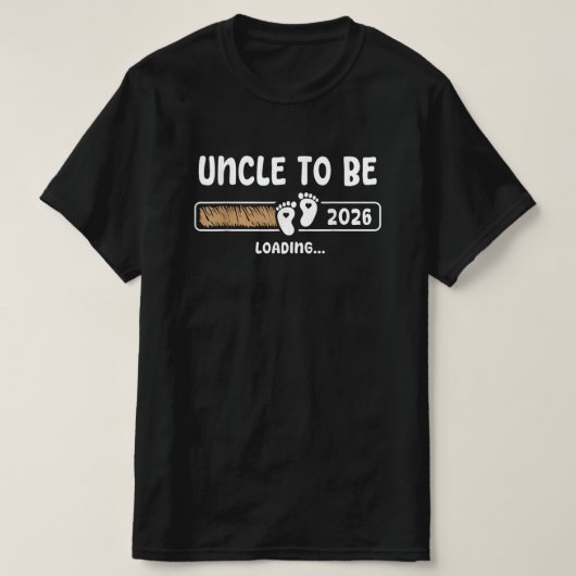 2026年おじさん予定 2026年パパ予定 Tシャツ (デザイン正面)