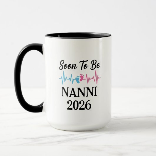 2026年おばあちゃんに+なります+NANNI+MIMI マグカップ (左)