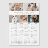 2026年おめでとうカレンダー写真コラージュ (正面)