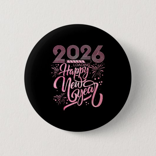 2026年おめでとう花火 缶バッジ (正面)