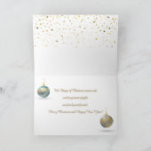 2026年おめでとう！ウィンターホリデイフェスティバル カード (内部)