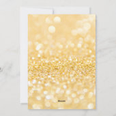 2026年おめでとう ゴールドグリッター エレガント シーズンカード (裏面)