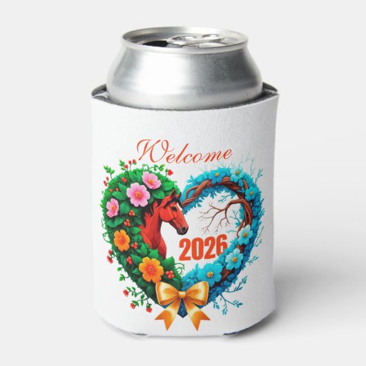 2026年おめでとう 缶クーラー (缶正面)