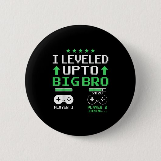 2026年おもしろい間にビッグ・ブラザーにレベルアップしてBiになる 缶バッジ (正面)