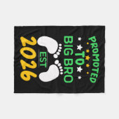 2026年おもしろい間もなくビッグブラザーに昇進 フリースブランケット (正面(横))