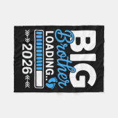 2026年お兄さん就任おめでとう Kids Big Brother Loading フリースブランケット (正面(横))