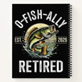 2026年お魚引退漁師フィッシング ノートブック (裏面)