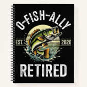 2026年お魚引退漁師フィッシング ノートブック (正面)