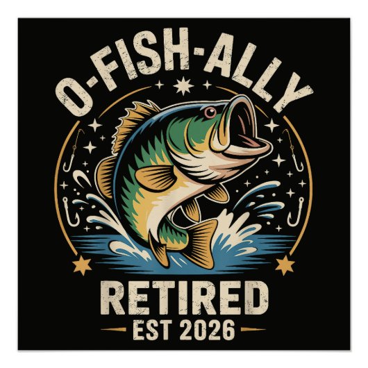 2026年お魚引退漁師フィッシング ポスター (正面)