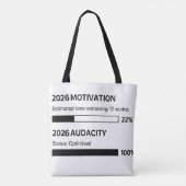 2026年こそは僕の年 トートバッグ (裏面)