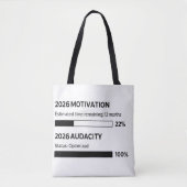 2026年こそ私の年 トートバッグ (正面)