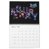 2026年このElectric GlowでBRIGHTを開始 カレンダー (2月 2027)