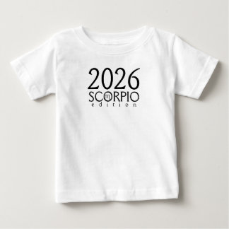 2026年さそり座エディション　シンボル付きベビーTシャツ ベビーTシャツ