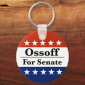 2026年にジョージア上院議員のジョン・オッソフを再選 キーホルダー (正面)