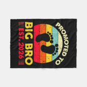 2026年にビッグに昇格したビッグブラザーになる フリースブランケット (正面(横))