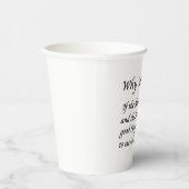 2026年にブルーに投票する理由 紙コップ (右)