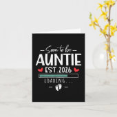 2026年に予定されているEst 2026 – 第1ベビー発表 カード (黄色い花)