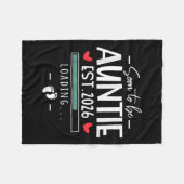 2026年に予定されているEst 2026 – 第1ベビー発表 フリースブランケット (正面(横))