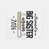 2026年に再び姉に昇進 – 3ベビーAnnou フリースブランケット (正面(横))