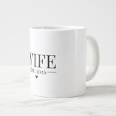 2026年に妻となりました ジャンボコーヒーマグカップ (正面右)
