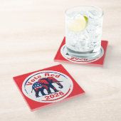 2026年に投票 ガラスコースター (アングル)