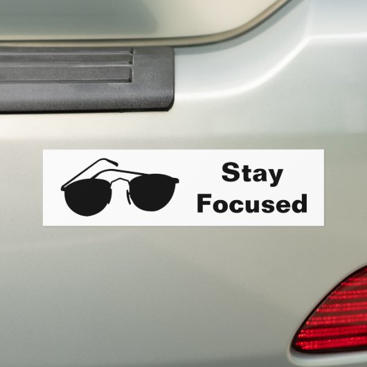 2026年に集中 バンパーステッカー (車上)